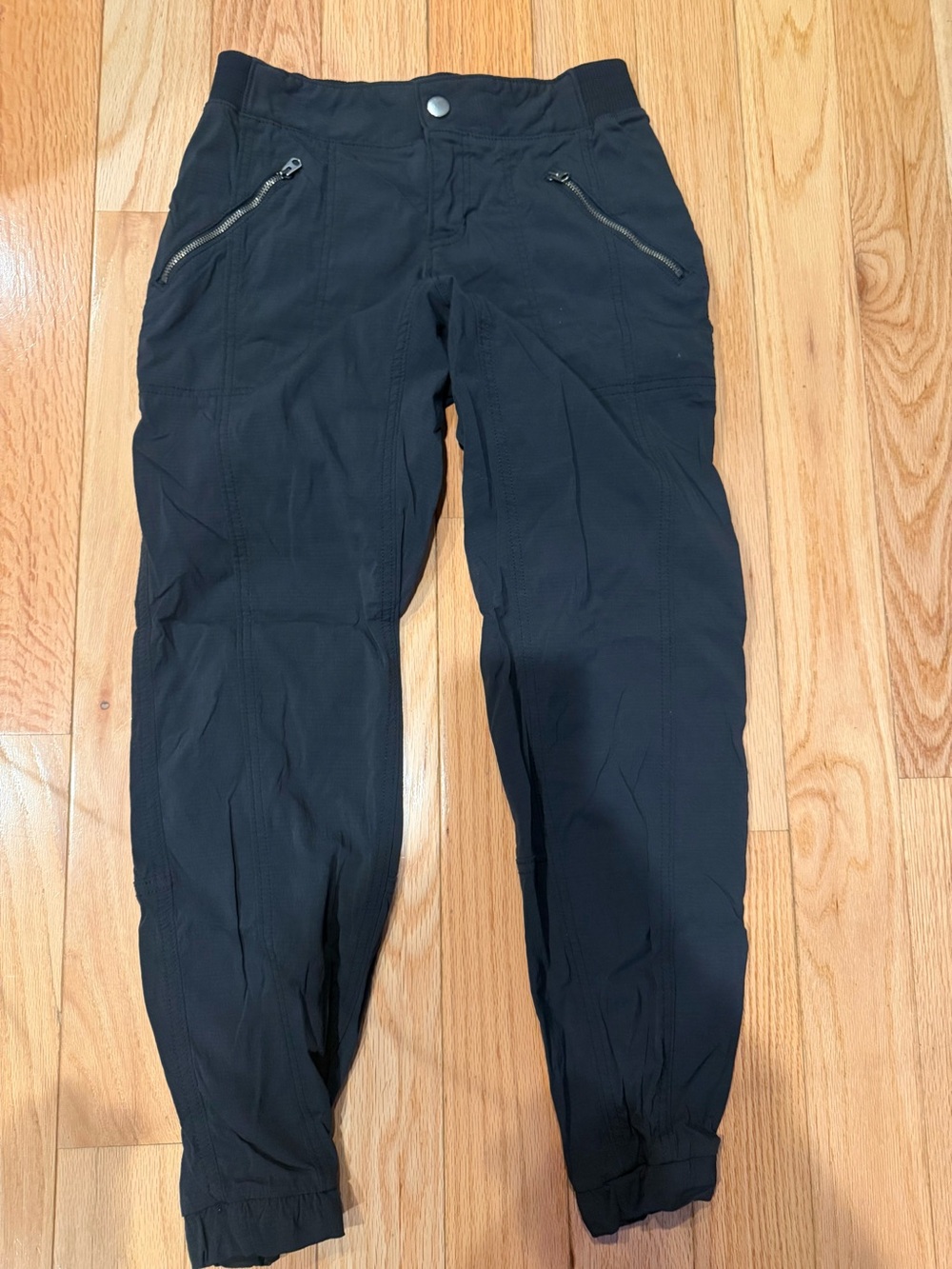 Athleta Black Men's Jogger Pants with Zippered Pockets